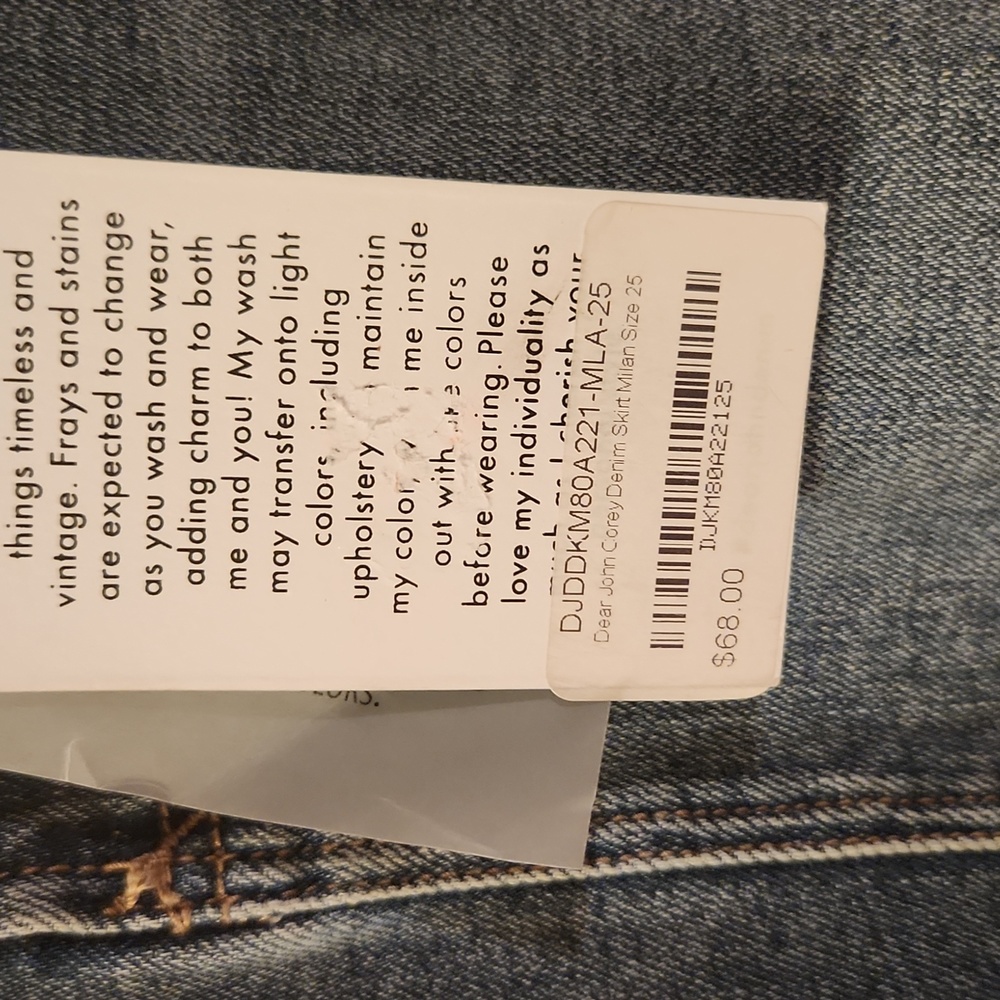 Dear John corey denim skirt - Picture 3 of 5